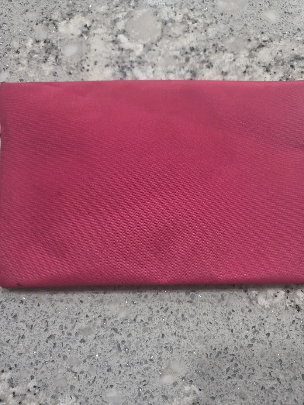 ipsy Pink and Gray Geometric Cosmetic Pouch